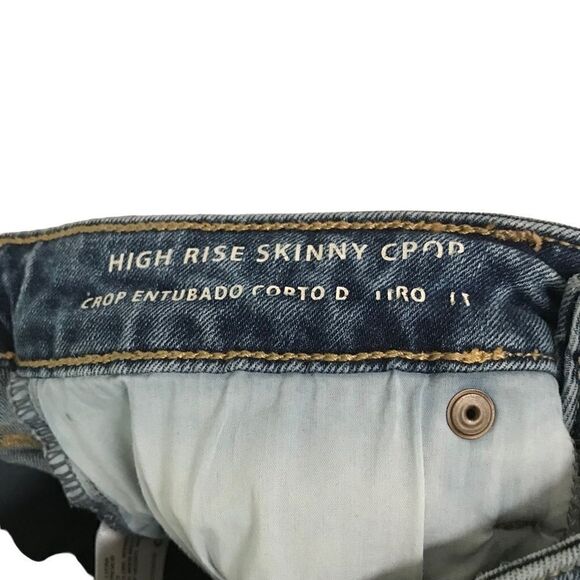 Universal Thread high rise skinny crop button fly denim jeans 4/27 - Picture 7 of 8